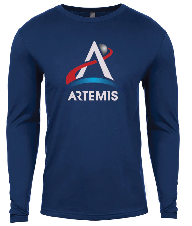 Artemis Program Long Sleeve Full Color Logo T-Shirt - Image 3
