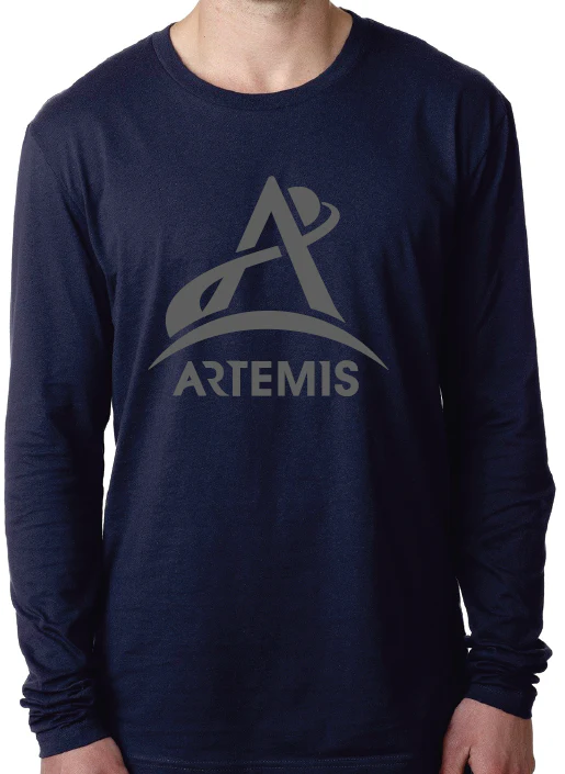 Artemis Program Long Sleeve One Color Logo T-Shirt - Image 3