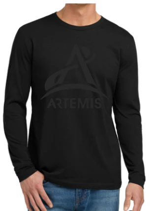 Artemis Program Long Sleeve One Color Logo T-Shirt - Image 4