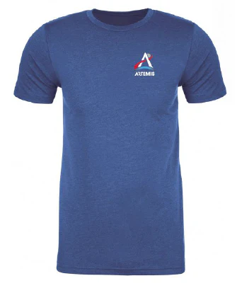 NASA Moon Landing with Artemis Program Logo T-shirt - Image 4