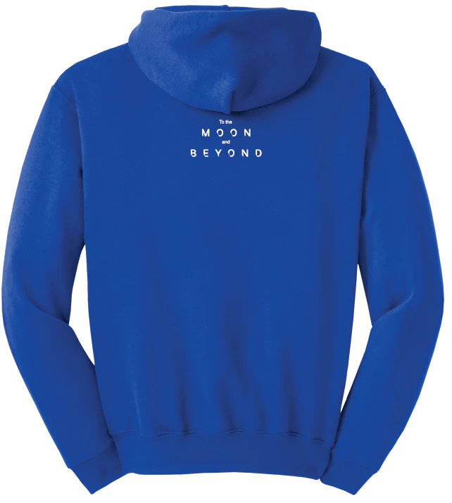 Artemis Program To the Moon and Beyond, NASA logo, Typeface Inter Hoodie - Image 4