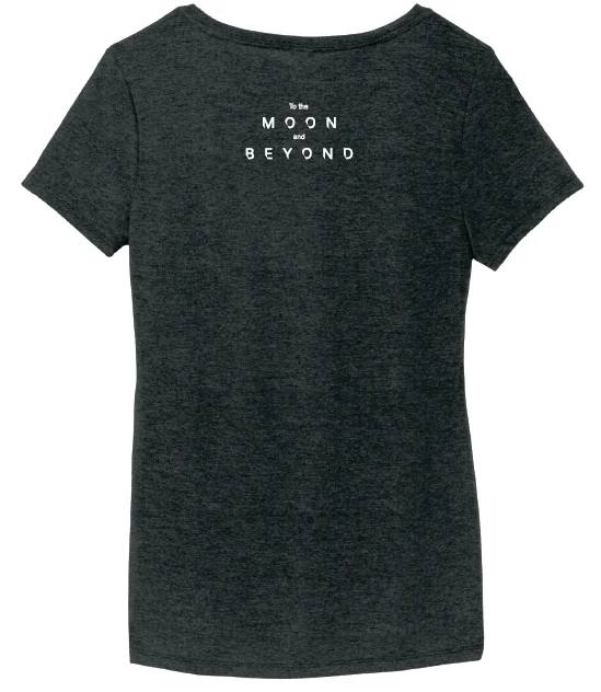 Artemis Program To the Moon and Beyond, NASA logo, Typeface Inter Ladies Shirt - Image 4