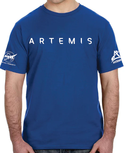 Artemis Program To the Moon and Beyond, NASA logo, Typeface Inter Shirt - Also Youth, Toddler and Infant - Image 5
