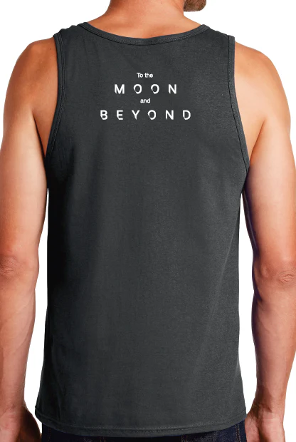 Artemis Program To the Moon and Beyond, NASA logo, Typeface Inter Men's Tank DISCO - Image 2