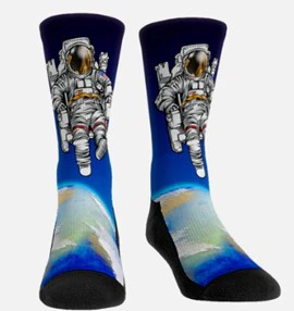 Astronaut Space Walk Socks