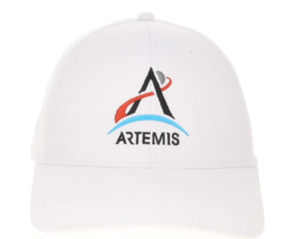 Cap Performance Artemis Centered Logo White 32933