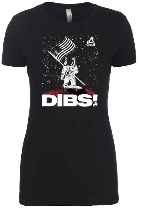 Dibs! Artemis Mars Ladies T-Shirt DISCO