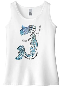 Kennedy Space Center Mermaid Girls Tank Top - Image 3