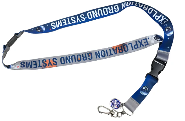 Lanyard Exploration Ground Systems with NASA Logo (EGS) Royal/Grey