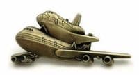 Lapel Pin Shuttle 747 Carrier Bronze 11722 ST