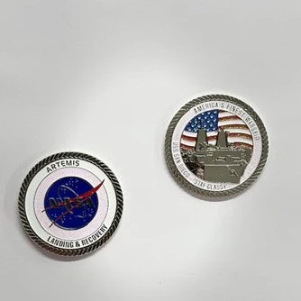 LR 2024 NASA Recovery Team USS San Diego Full Color Logo Coin - Image 4