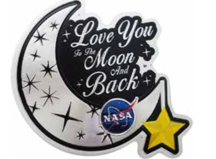 Magnet NASA Love You To Moon And Back 25042