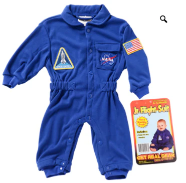 NASA Astronaut Junior Flight Suit - 3 Colors - Blue, Orange or White - Image 7