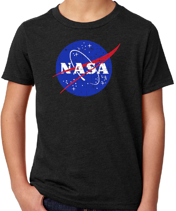 NASA Distressed Logo Youth T- Shirt - Image 2