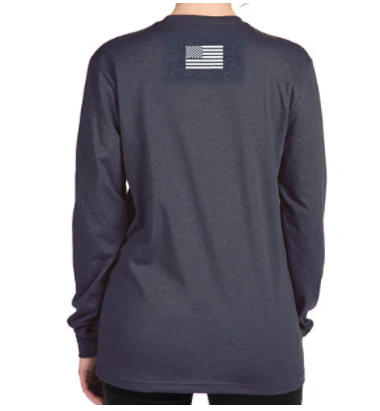 NASA Kennedy Space Center Astrovan Long Sleeve T-shirt with Flag on Back - Image 2