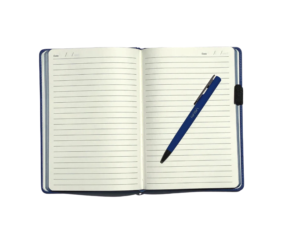 NASA Kennedy Space Center Journal With Front Pocket and Pen - Image 3