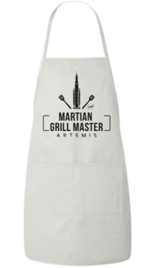 NASA Logo Artemis Martian Grill Master Apron