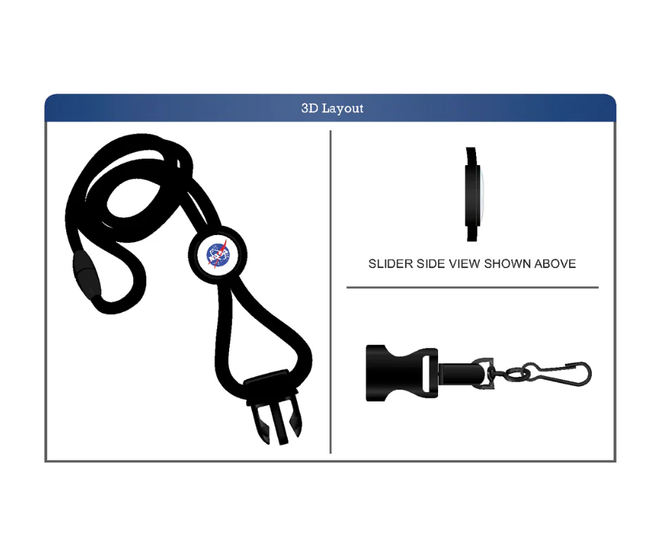NASA Logo Cord Lanyard
