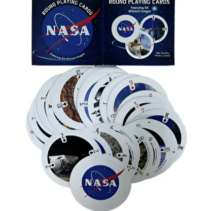 NASA Logo Round Playing Cards 29992