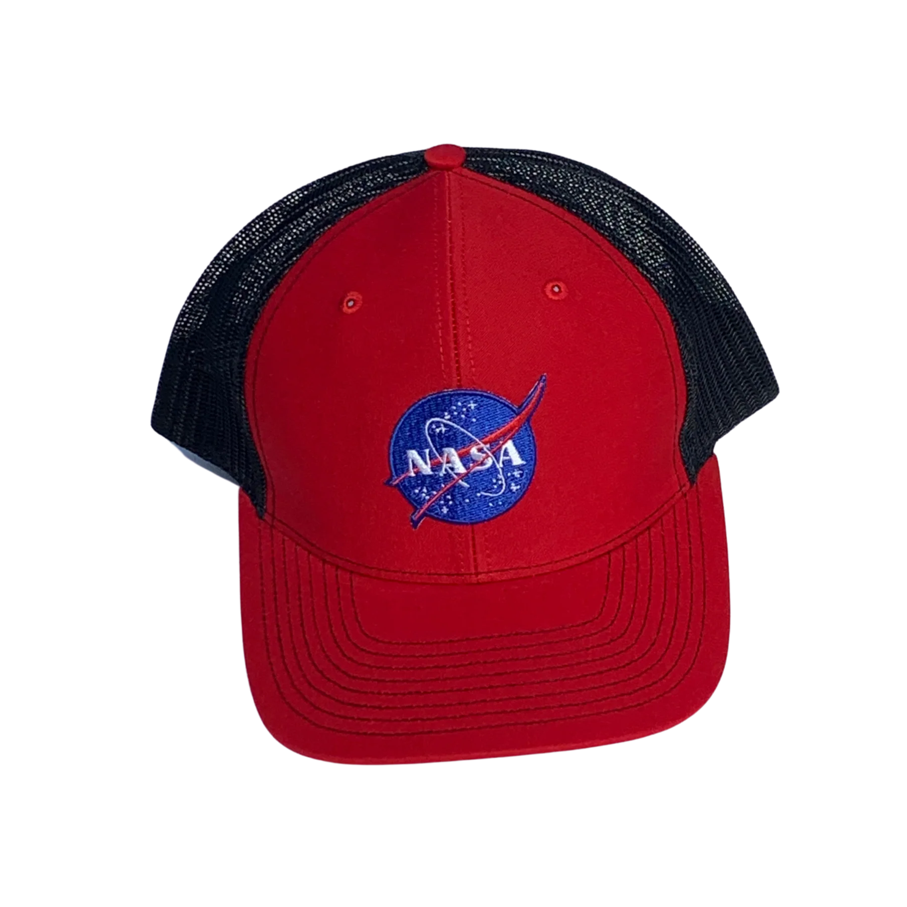 NASA Logo Richardson Cap Red, Red, Black