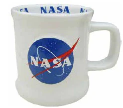 NASA Vector Mug With NASA In Blue On Inside Rim 25054
