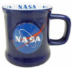 NASA Vector Mug With NASA In Blue On Inside Rim 25054 - Image 2