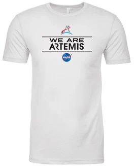 NASA We Are Artemis with Flag on Back T-Shirt (Youth Sizes Available) - Image 3