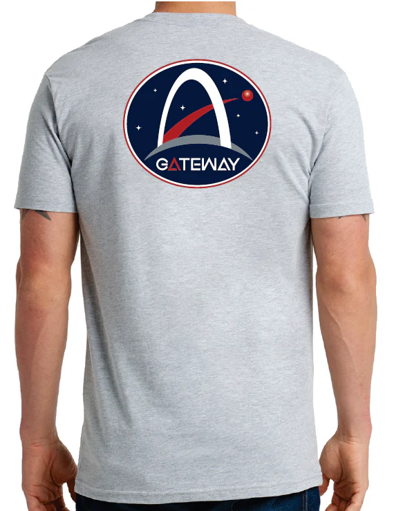 NASA Worm Gateway - Next Level T-Shirt - Image 3