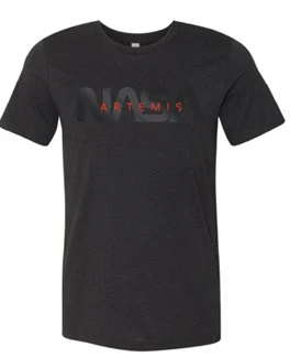 NASA Worm Logo Artemis Foil T-Shirt