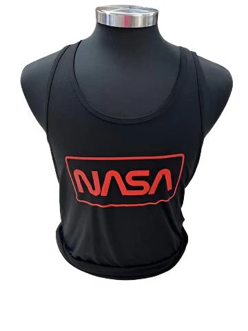 NASA Worm Logo Stamp Tank Top DISCO