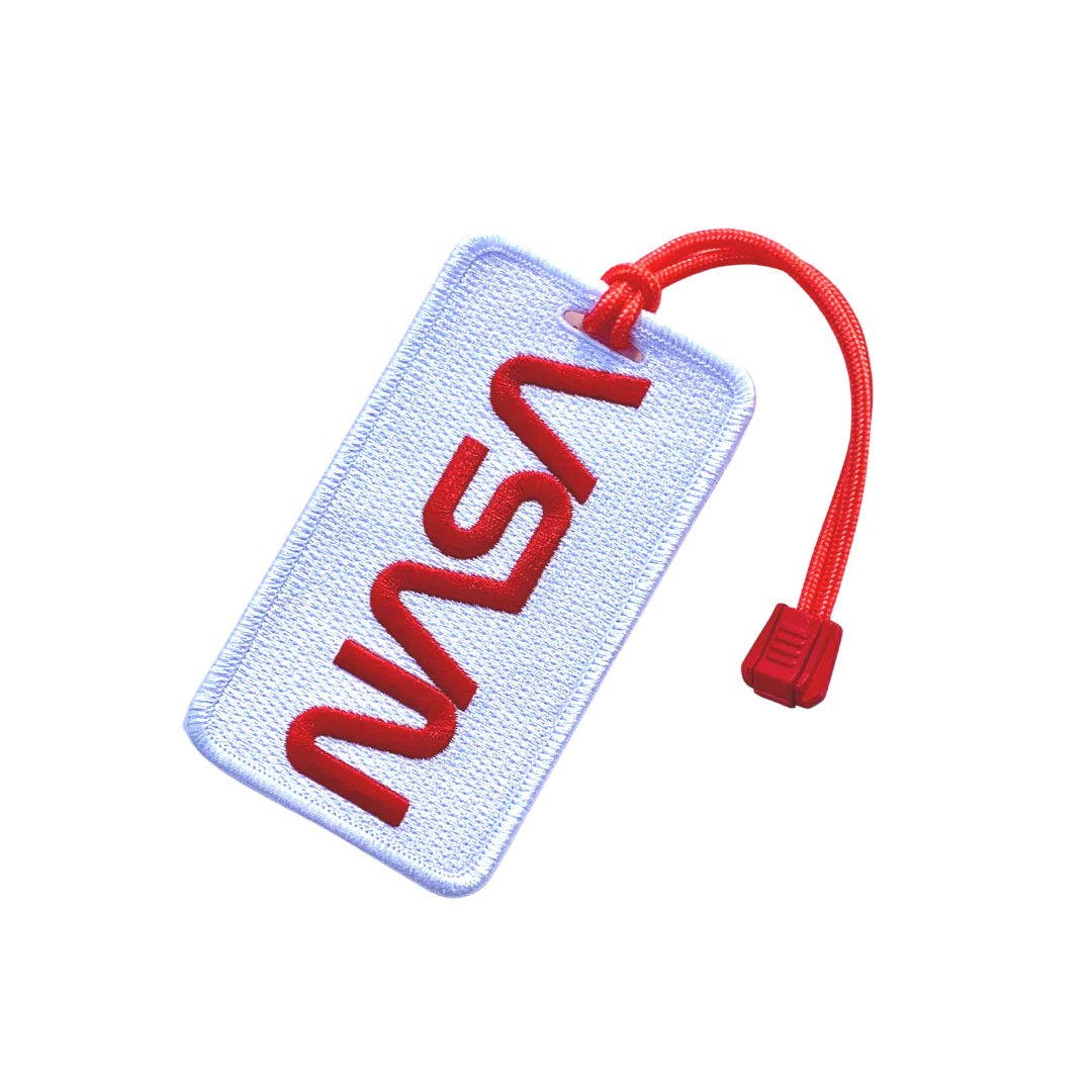 NASA Worm Luggage Tag
