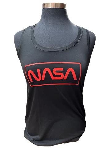 NASA Worm Stamp Ladies Tank Top - Image 2