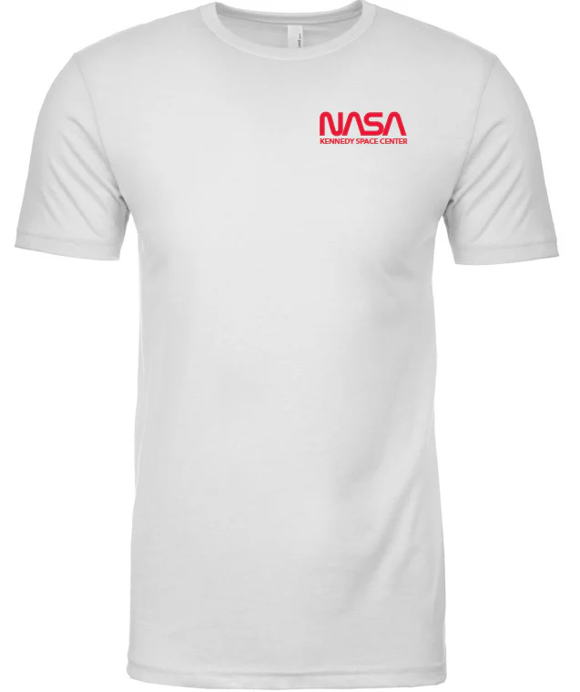 Orion Program with NASA Worm Logo on Front Left Chest T-shirt (Youth Sizes Available) - Image 2