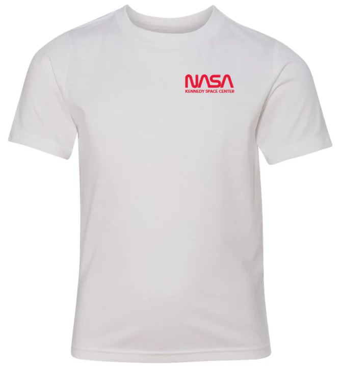 Orion Program with NASA Worm Logo on Front Left Chest T-shirt (Youth Sizes Available) - Image 4