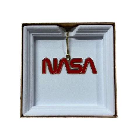 Ornament NASA Worm Logo 32552