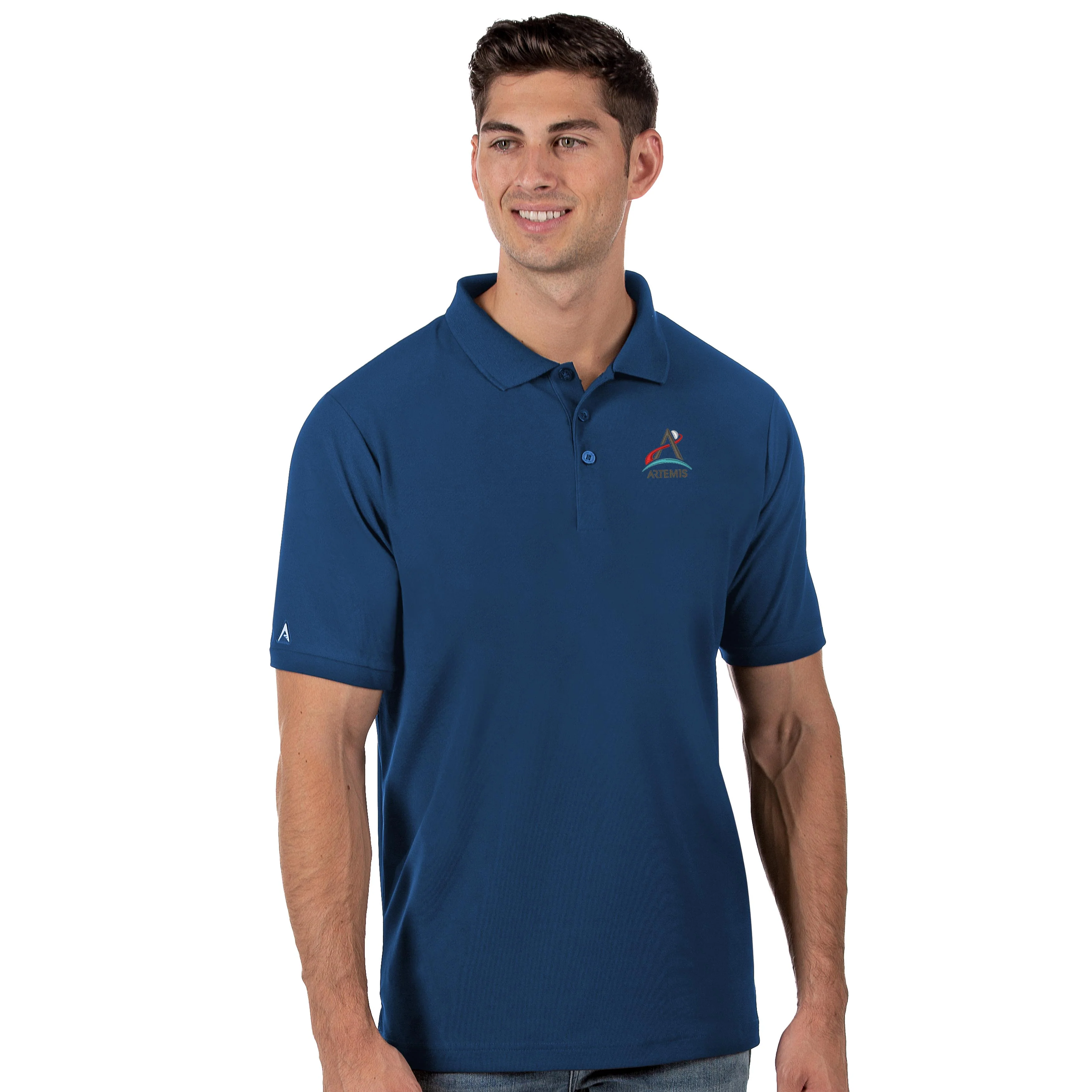 Artemis Program Antigua Men's Legacy Pique Polo - Image 2