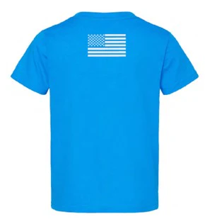 Artemis Typeface Space Themed Sparkly Youth Shirt With Flag (Toddler Sizes Available) - Image 6