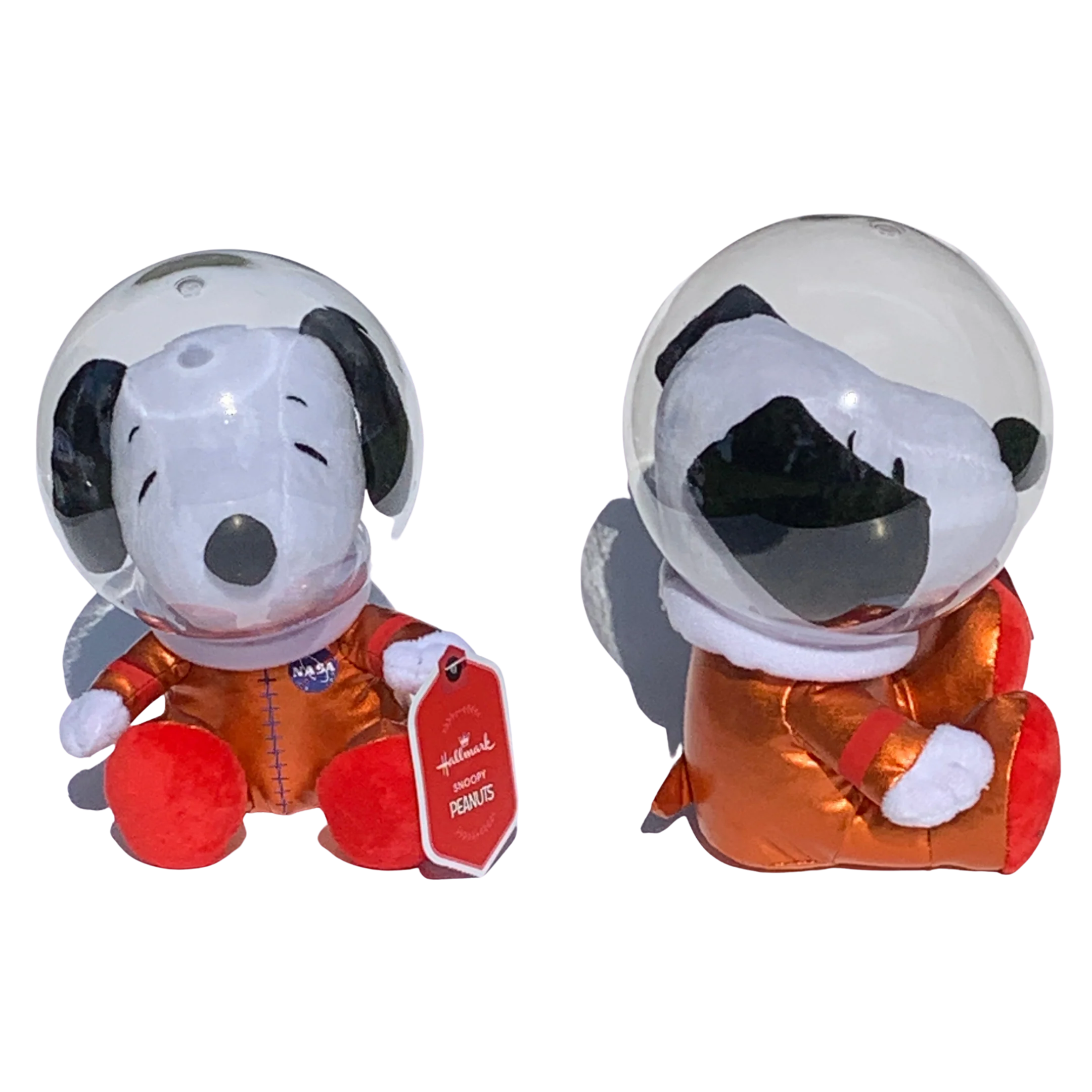Snoopy Astronaut Plush in Orange Space Suit 7" Tall 13498