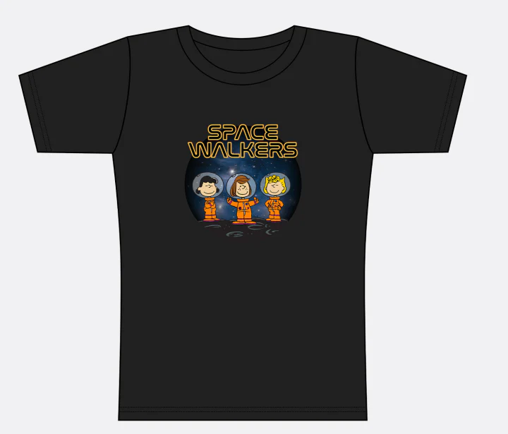 Space Walkers Peanuts Ladies Shirt