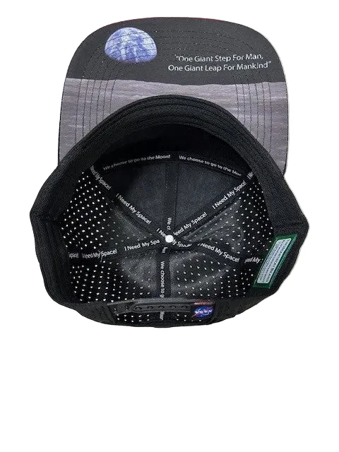 THB NASA Worm Man on The Moon Black Cap 32833 - Image 2